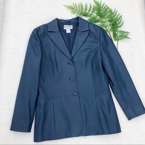 Pendleton Leather Blazer